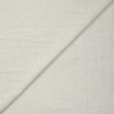 Jersey de polyviscose flammé fin blanc cassé