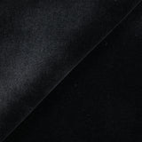 Jersey de velours ras coton noir