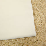 Jersey de viscose côtelé bord-côte écru