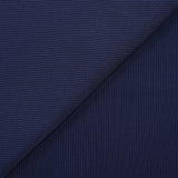 Jersey de viscose côtelé bord-côte Lucie marine
