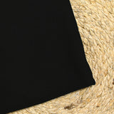 Jersey fin viscose côtelé noir