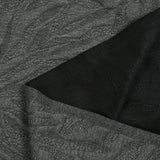 Matelassé jersey fissures anthracite backdrop