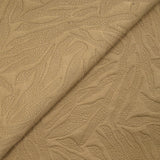 Jersey matelassé fissures fond camel