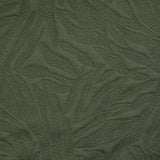 Matelassé jersey fissures military green background