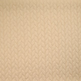 Jersey matelassé tresses fond beige