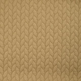 Jersey matelassé tresses fond camel