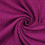 Matelassé Matelassé braids background magenta