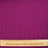 Matelassé Matelassé braids background magenta