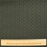 Matelassé matelassé braids military green background