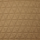 Jersey matelassé triangle fond beige foncé
