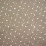 Jersey tout doux imprimé marguerite fond sable