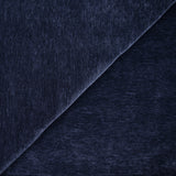 Jersey velours double face chiné bleu