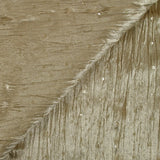 Jersey velours froissé sequins champagne