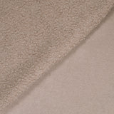 Lainage bouclette envers polaire beige