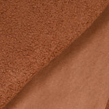 Lainage bouclette envers polaire camel