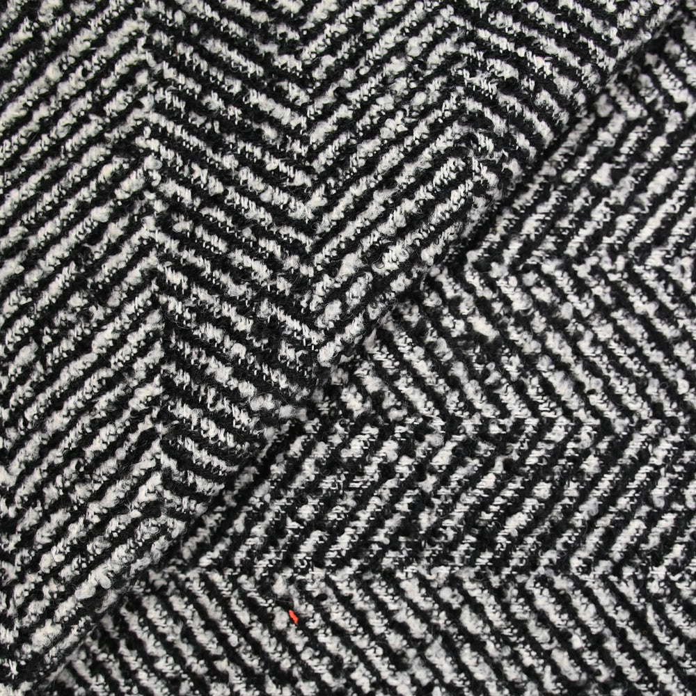 Veste Fille Miss Grant - Motif Chevron Noir Et Blanc, Taille 8-10 Ans, Coton - Occasion TBE