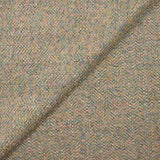 Laine mélangée bouclette pastel fond chevron écru et noir