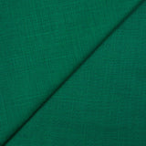 Lin et coton uni vert