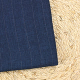 Lin rayé denim