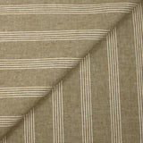 Lin viscose rayé Paula fond taupe