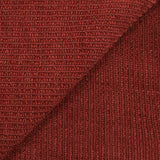 Maille chenille côtelée Clara rouge rouille