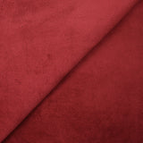 Maille éponge polyester rouge fraise