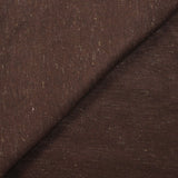 Maille de laine fine irisée dorée fond marron