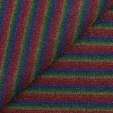Maille Lurex rayure arc-en-ciel