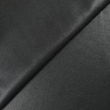 Maille Milano polyester enduite argent fond noir