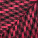 Maille Milano polyviscose Lurex damier déstructuré rouge