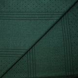 Maille polyester Paula ajourée et texturée vert forêt