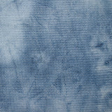 Maille résille tressée polyester tie & dye bleu