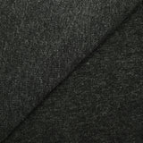 Maille tricot côtelée chinée gris foncé