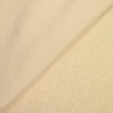 Molleton coton french terry beige