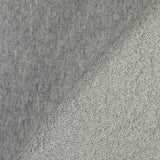 Molleton polycoton french terry gris clair