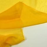 Mousseline de 100% soie mimosa