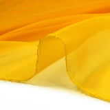 Mousseline de 100% soie mimosa