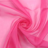 Mousseline de 100% soie rose bonbon