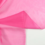 Mousseline de 100% soie rose bonbon