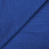 Mousseline 100% soie unie bleu foncé changeant noir