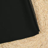 Mousseline de soie et acétate noir