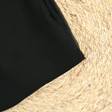 Mousseline 100% soie noir