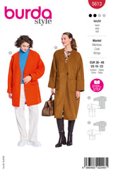Patron Burda n°5613 : Manteau