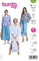 Patron Burda n°5632 : Blouse
