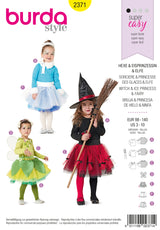 Patron n ° 2371: witch costume, princess or fairy