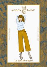 Couture pattern reef pants