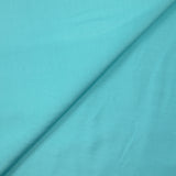 Polycoton satiné Caty turquoise