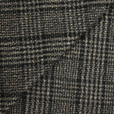 Polyester cardé Fyona beige et noir