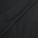 Polyester fluide froissé noir