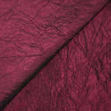 Polyester froissé Lola rouge lie de vin